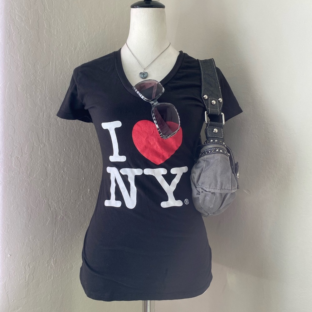 Black 'I Love NY' T-Shirt
